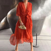 50% OFF | Amanda | Stylish and elegant V-neck dress