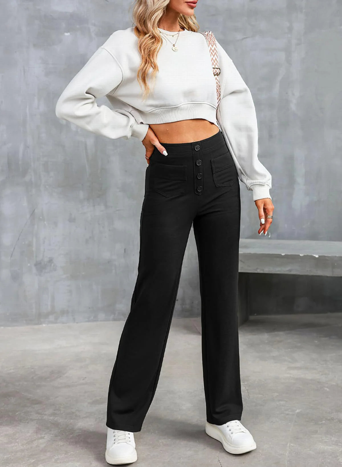 ComfortFit™ | Stretch pants with high waist