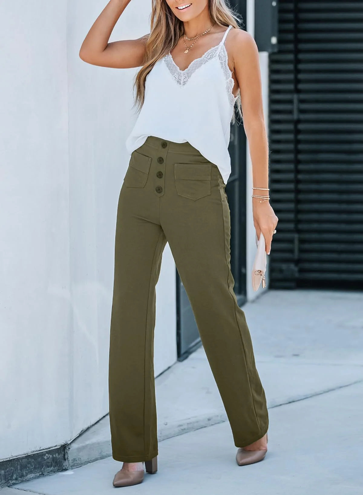 50% OFF | ComfortFit™ | Stretch pants with high waist