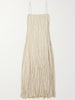 Crinkled Doll Maxi Dress - Neutrals