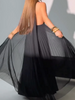 Backless Halter Pleated Maxi Dress