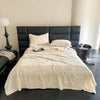 Butterfly Jacquard Flannel Blanket