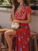 Joseph Bohemian Wrap Maxi Dress