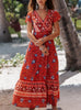 Joseph Bohemian Wrap Maxi Dress